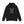 Black sweatshirt hoodie with a graphic of a ball of tangled Christmas lights and text that says 'It's fine, this is fine, everything is fine'.