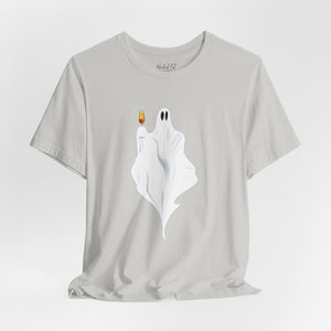 Champagne Ghost Cute Halloween T-Shirt