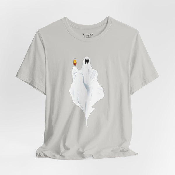 Champagne Ghost Cute Halloween T-Shirt