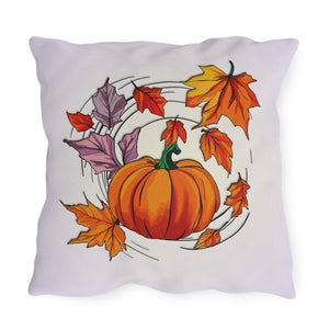 Fall Pumpkin Outdoor Throw Pillow