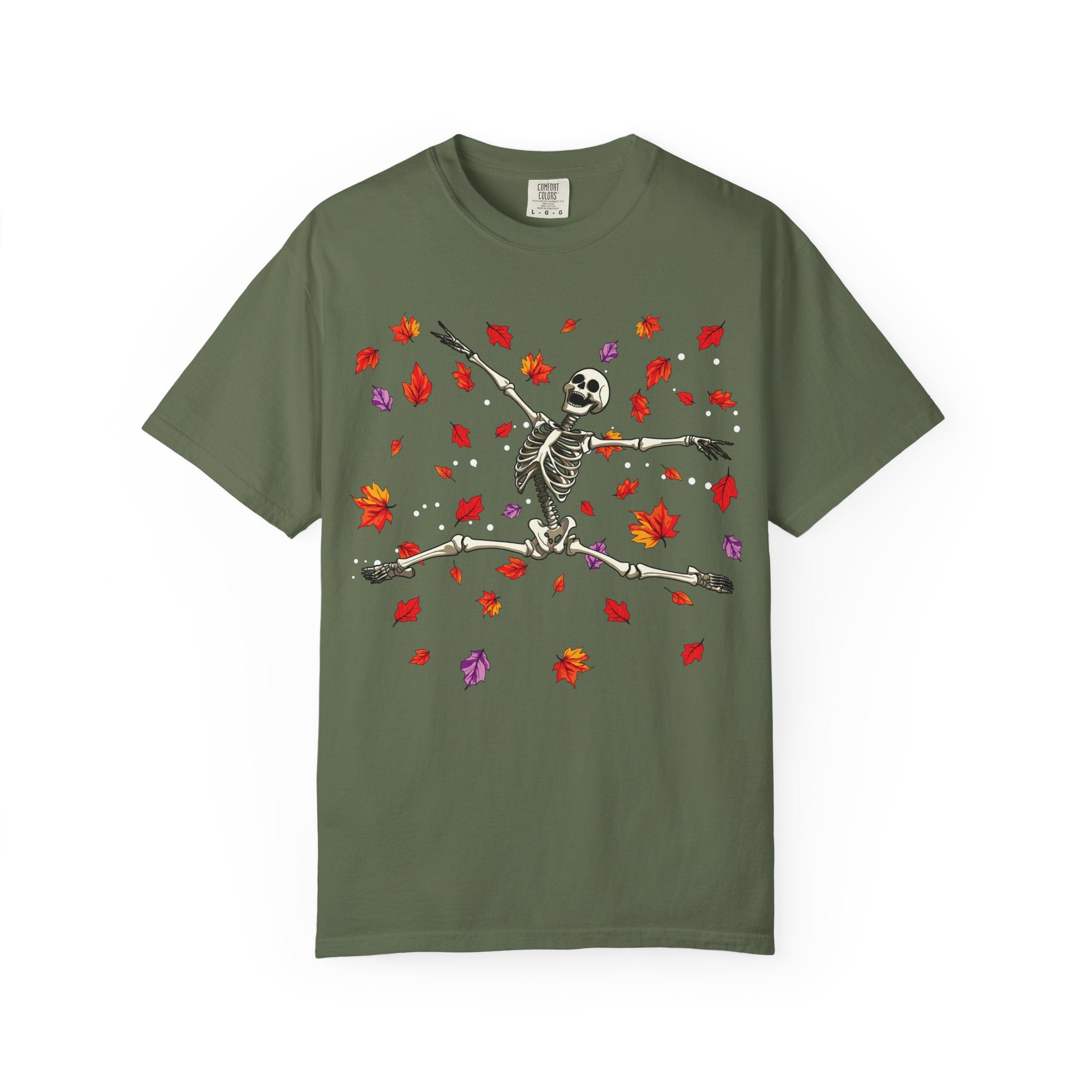 Halloween Lovers Skeleton Fall T-Shirt Comfort Colors®