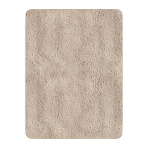 Grey Polka Dot Soft Sherpa Throw Blanket