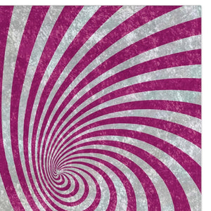 Pink and White Swirl Decorative Throw Blanket