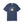 A navy blue short-sleeve t-shirt with a graphic of a fried egg inside a pan outline, with the text 'THIS IS NOT AN EGG' arched above it, displayed on a clean white background.