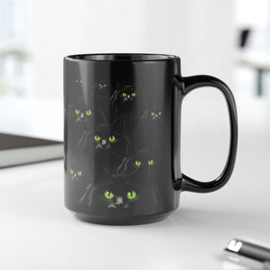 Bewitching Black Cats Mug 15oz