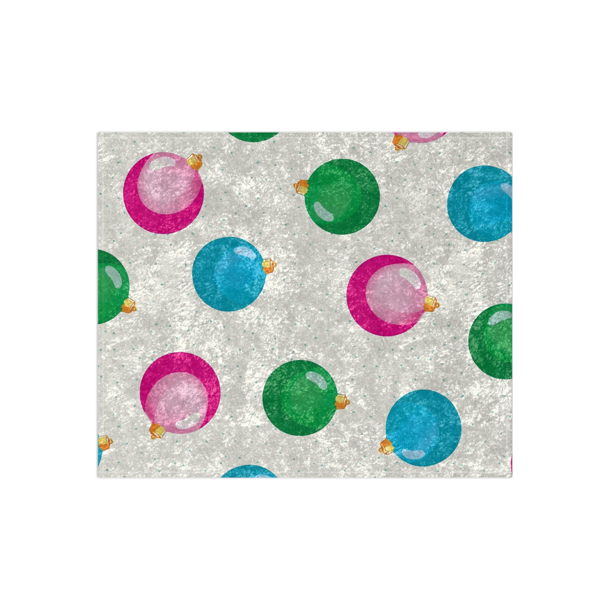 Tree Ornaments Festive Christmas Throw