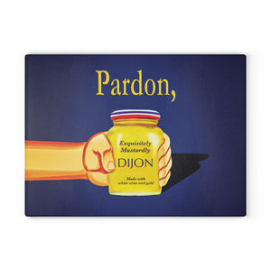 Pardon Grey Poupon Kitchen Decor Cutting Board