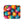 Soft sherpa blanket with 'Bouncy Balls' design