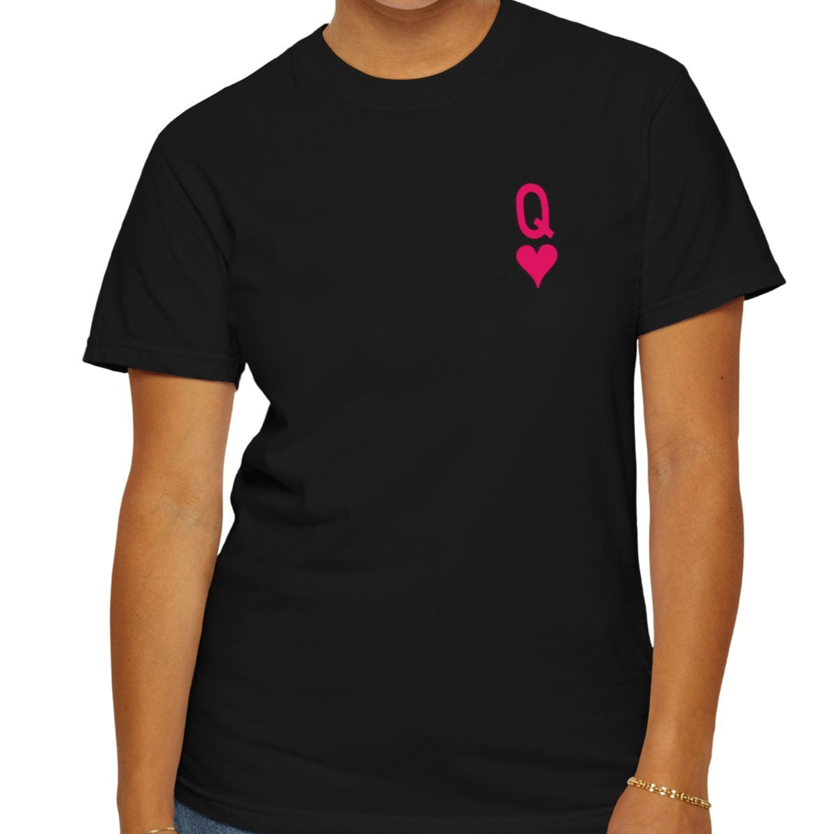 Comfort Colors® Retro Queen of Hearts Vintage Grunge T-Shirt