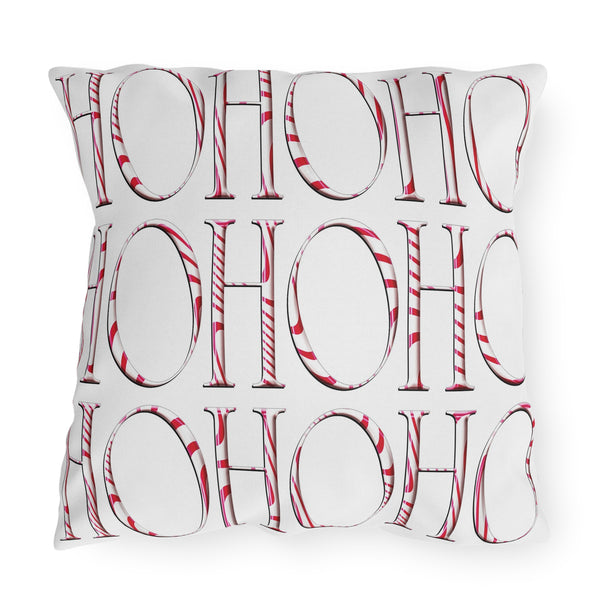 Reversible Holiday Pillow Outdoor Throw Pillow