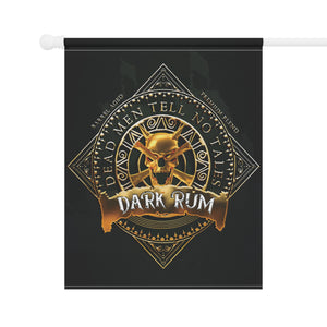 Garden flag with 'Pirates Dark Rum Lovers' design