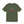 Green t-shirt with embroidered red white and blue text design on a white background