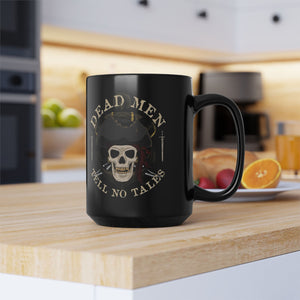 Dead Men Tell No Tales Pirate Skull Ceramic Mug 15oz