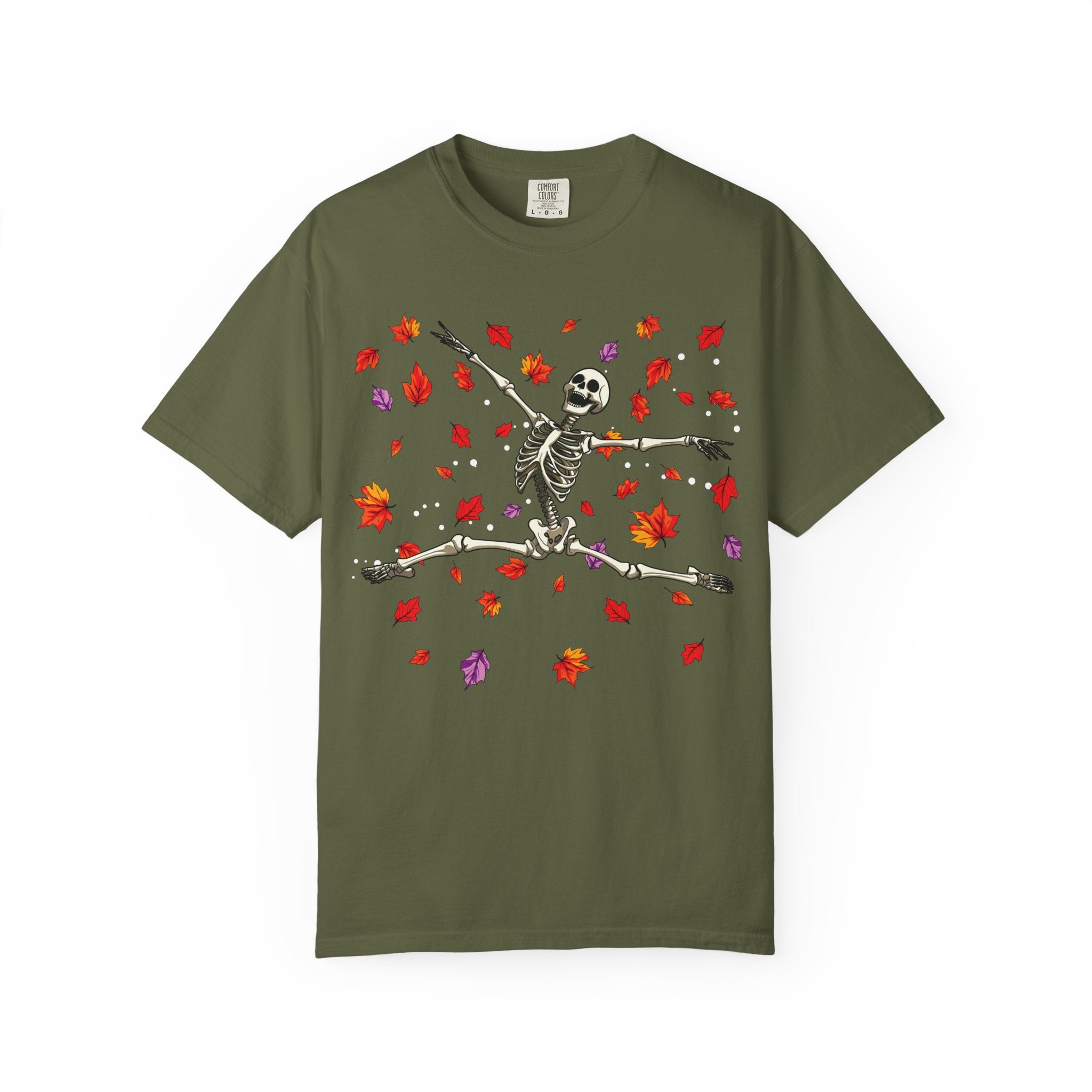 Halloween Lovers Skeleton Fall T-Shirt Comfort Colors®
