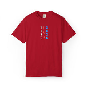 Embroidered USA 250th Patriotic T-Shirt Comfort Colors®
