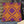 Orange & Purple Reversible Indoor Outdoor Pillow