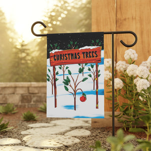 Garden flag with 'Charlie Brown Christmas – Version B' design
