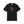 Black t-shirt with a ballerina skeleton design on a white background
