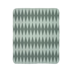 Blue Green Home Gift Plush Sherpa Blanket