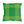 Reversible Purple and Green Indoor Outdoor Throw Pillow