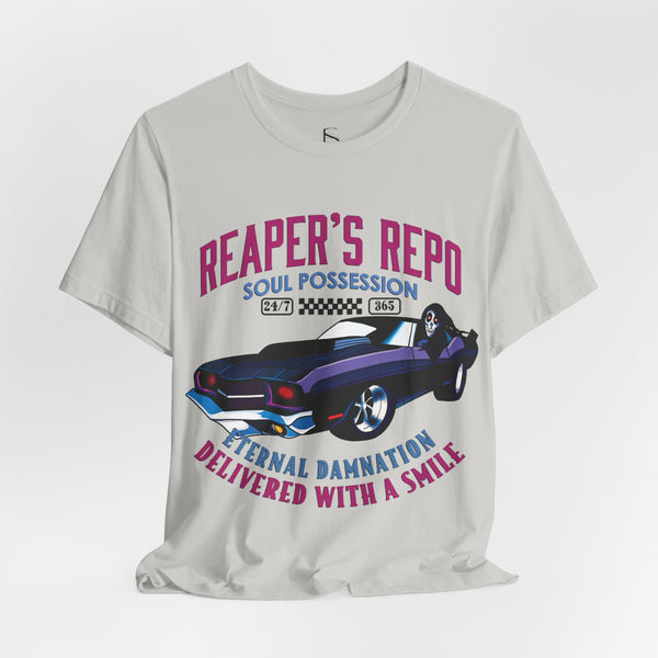 Grim Reaper's Repo Funny Halloween T-Shirt
