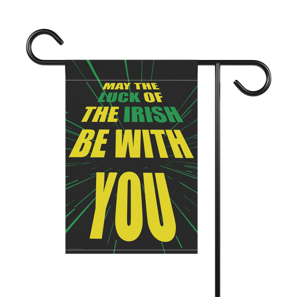 Irish Luck Star Wars Parody Funny Yard Flag