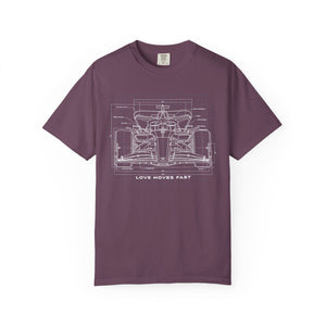 Race Car Blueprint Men's T-Shirt Comfort Colors®