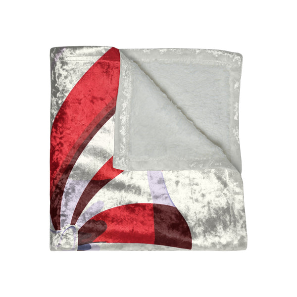 American Flag Chic Patriotic Shimmering Throw Blanket