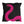 Pink Snake Black Indoor Outdoor Throw Pillow