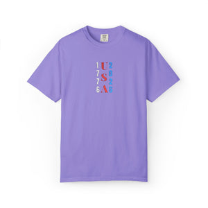Embroidered USA 250th Patriotic T-Shirt Comfort Colors®