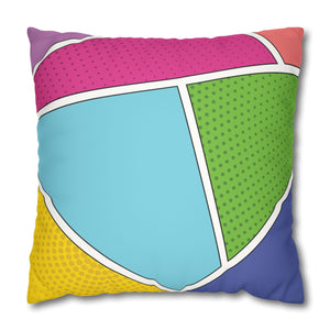 pop art comic strip decor throw pillow cover