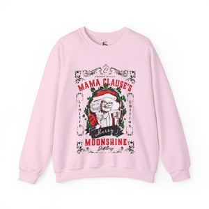 Mrs. Clause's Moonshine Funny Christmas Sweatshirt