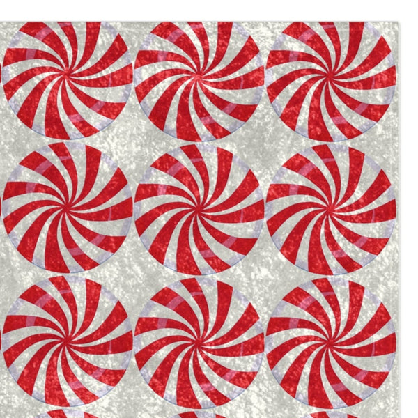 Peppermints Festive Christmas Throw Blanket