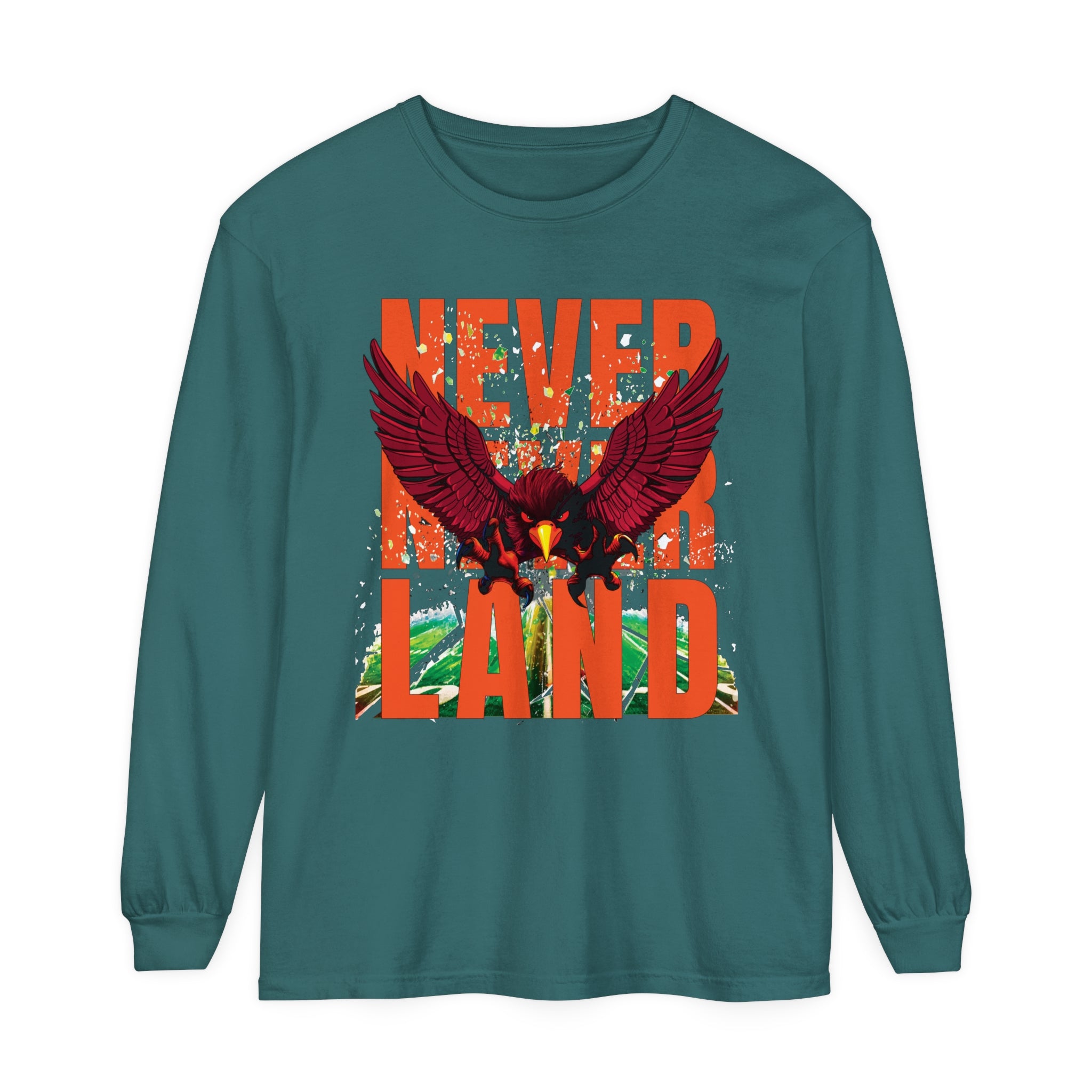 Comfort Colors® Never Never Land Hokies Long Sleeve Tee
