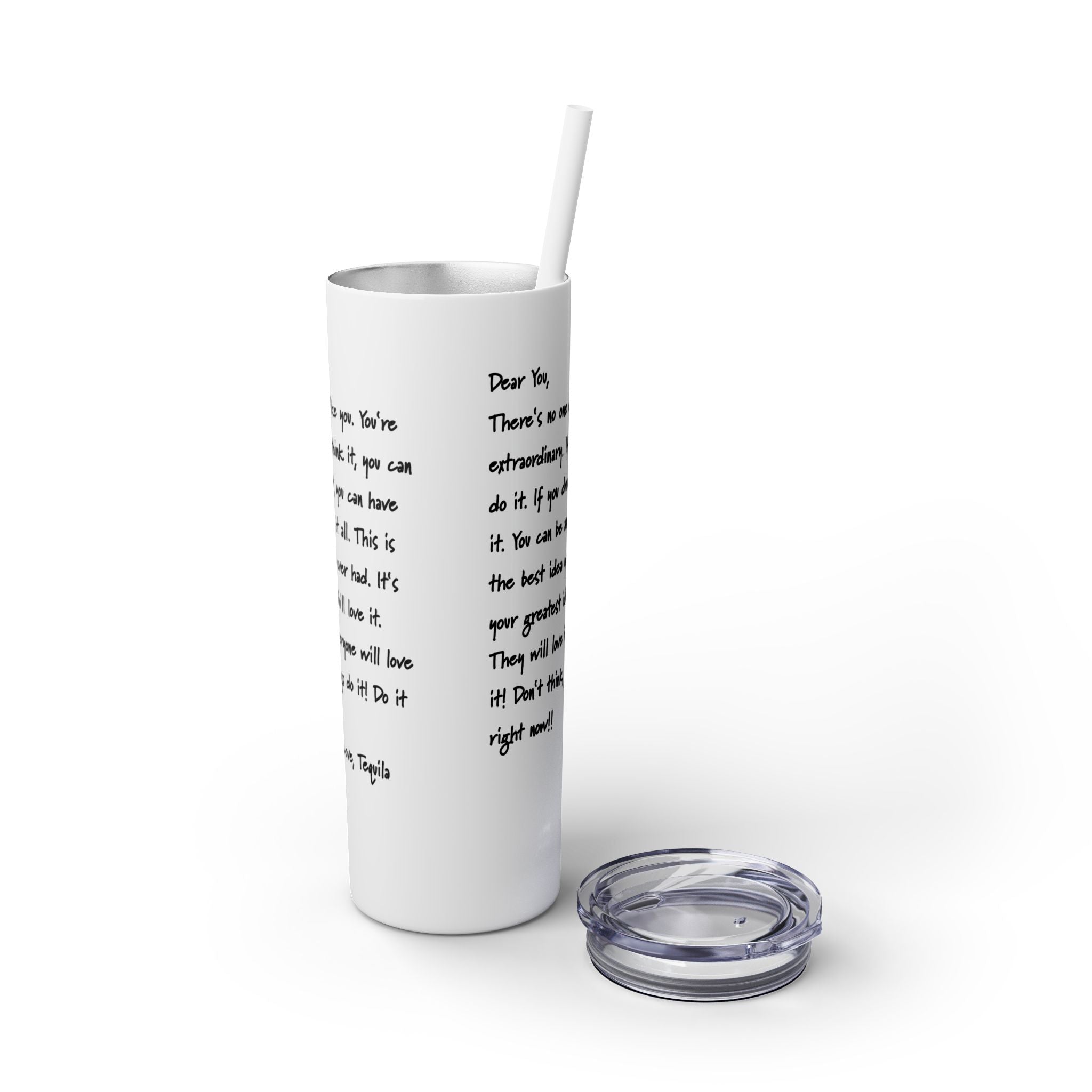 Love Letter Funny Sarcastic Drink Tumbler 20oz