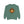 Green sweatshirt with a camping design on a white background