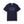 Navy blue t-shirt with colorful text on a white background