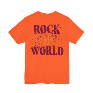 Rock the World Tech Football T-Shirt
