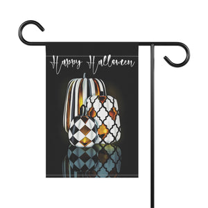 Chic Jack O Lantern Pumpkins Yard Flag