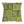 Mid-Century Modern Green Indoor Outdoor Throw Pillow