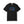 Navy blue t-shirt with colorful text on a white background