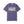 Purple t-shirt with text on a white background