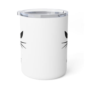 mug with 'Wicked Cat Wickedly Awesome Insulated Travel 10oz' graphic on a white background