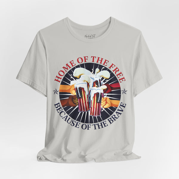 America Home of the Free July 4th Party T-Shirt