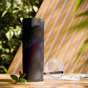 mug with 'The Pale Blue Dot Space Science Insulated Tumbler 20oz' graphic on a white background