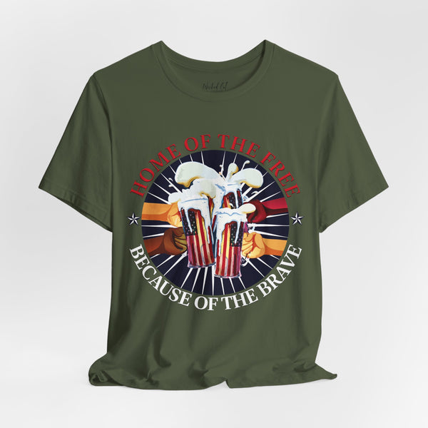 America Home of the Free July 4th Party T-Shirt