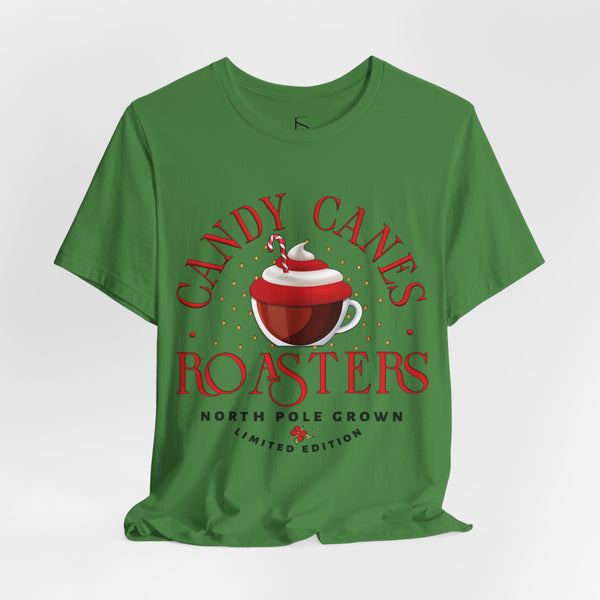 Candy Canes Roasters Christmas Coffee T-Shirt