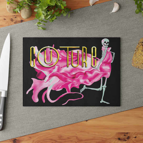 Skeleton Couture Halloween Cutting Board