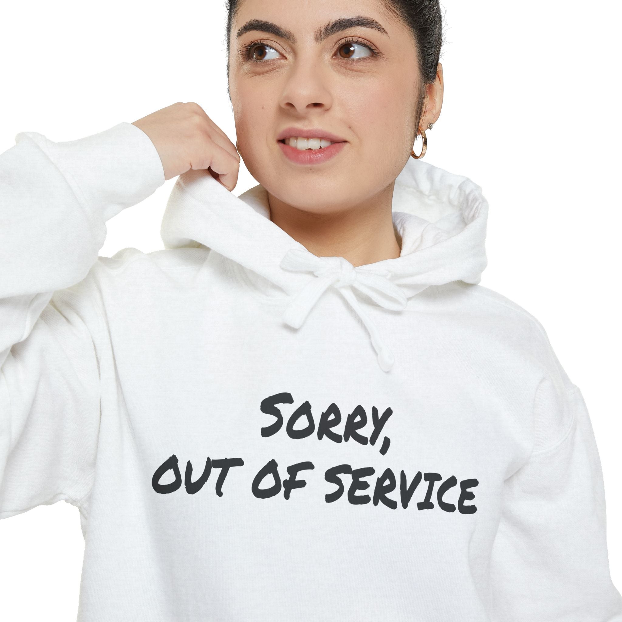 Sorry Out of Service Funny Sweatshirt Hoodie Comfort Colors®