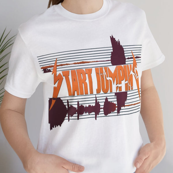 Virginia Tech Metallica Seismograph Chart Start Jumping T-Shirt